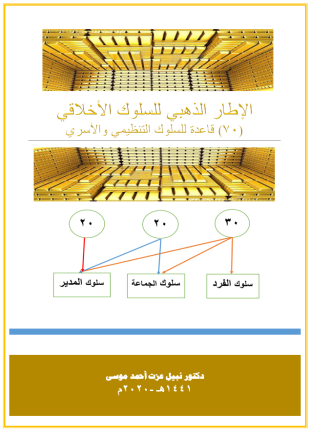 تحميل وقراءة كتاب الإطار الذهبي للسلوك الأخلاقي 70 قاعدة للسلوك التنظيمي والأسري تأليف د. نبيل عزت أحمد موسى pdf مجانا